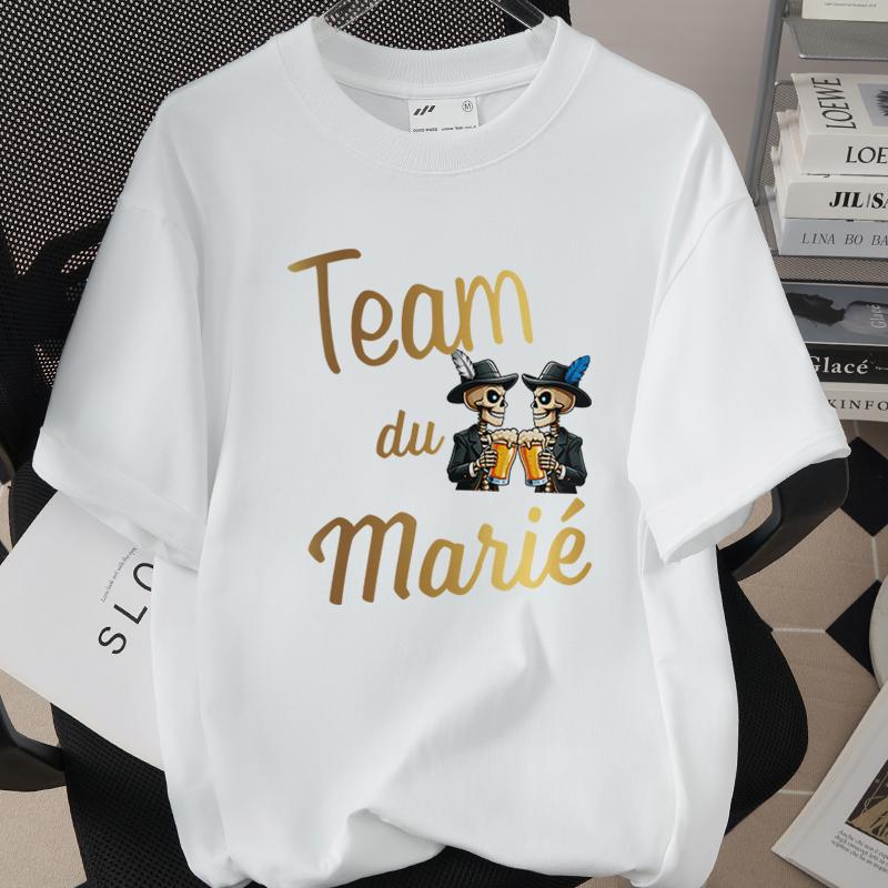 Future Groom 260G Cotton Tshirts Team Groom Best Unisex Wedding Party Perfect for EVG Bachelor Party Single Farewell Tees M007