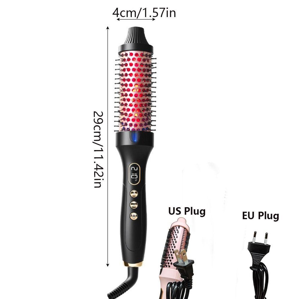 Anti-Scald Hair Curler Straightener 2 In 1 Electric Curling Wand Hair Curling Iron Household Use