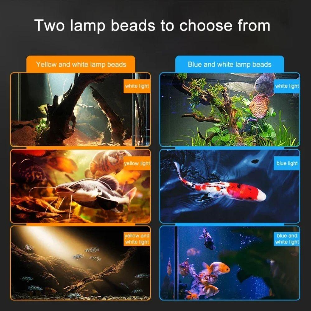 9w 12w 15w Aquarium Led Light Adjustable Focus Aquarium Plants Grow Lamp Aquarium