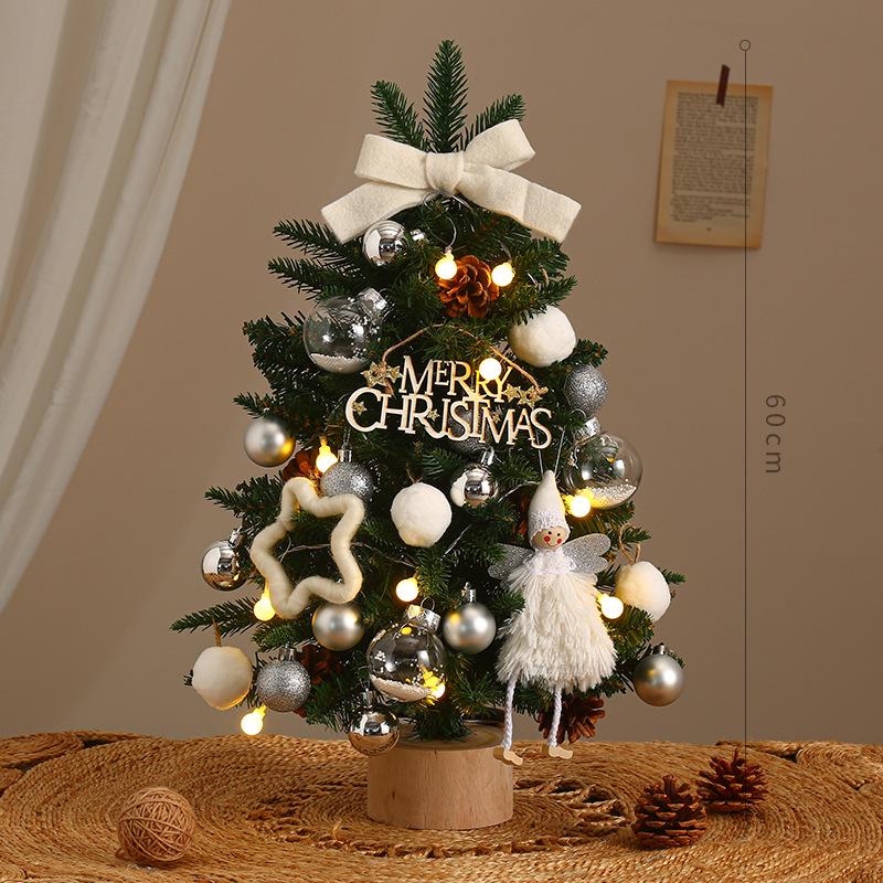 2024 Creative Desktop Christmas Tree Scene Decoration Set Ornaments