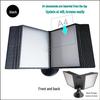 Rotating A4 Desktop File Holder and Display Stand