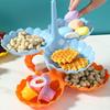 Good-Living Room Home Fruit Plate Four-Layer Plastic Fruit Plate Modern Dried Basket Food Chopper Kitchen Decoration