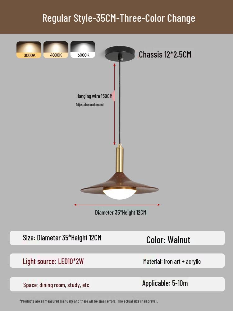 Żyrandol retro z litego drewna z połowy wieku do jadalni i barów