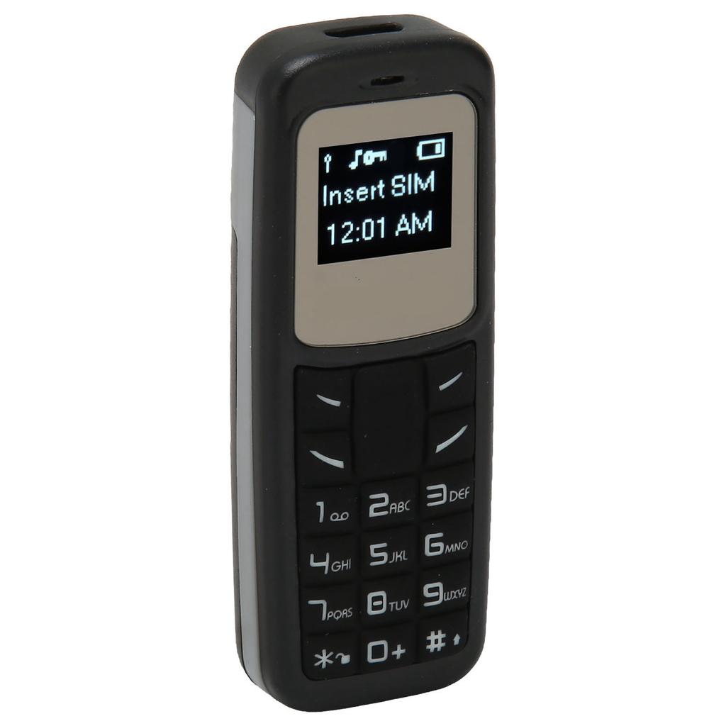   Mobile Cell Phone Small Mobile Phone   Headset Dialer with Ear Hook Support SIM 0.66inch