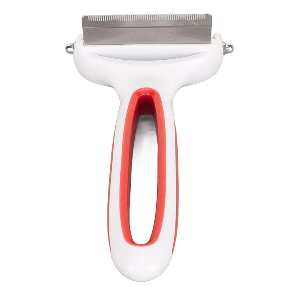 Pet Deshedding Brush 2 in 1 Deshedding Tool and Dematting Undercoat Rake Comb Removing Knots Pet Brush for Cats Dogs