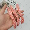Polka Dot Hairband Ribbon Pink Headband