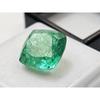 Fabulous Emerald Green Colombian 7 Ct Cushion Cut Certified Loose Gemstone