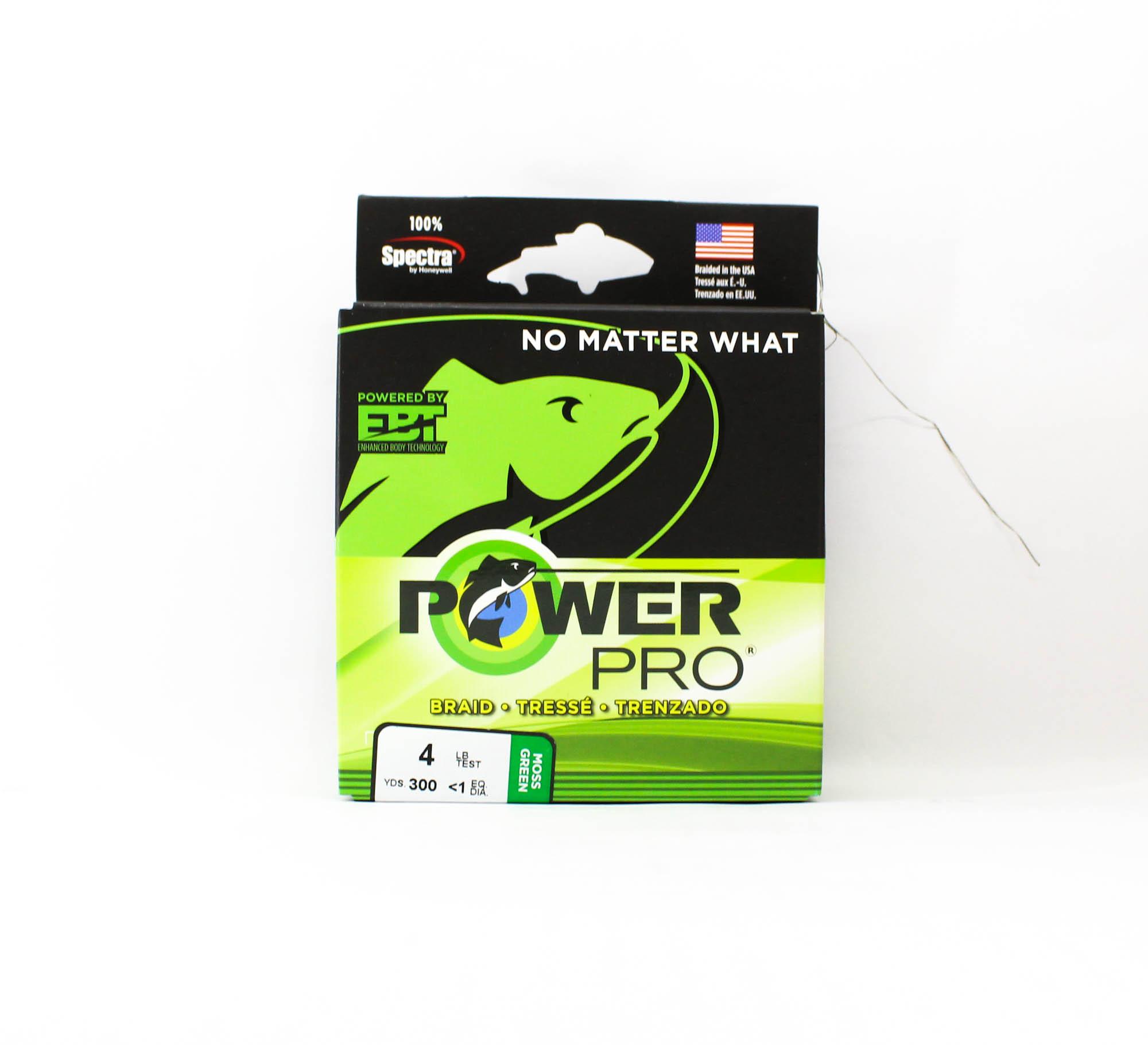 

Power Pro Braided Spectra Line 4lb x 300yds Green (7688) зелёный