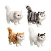 Cute Miniature Simulation Cat Figures Birthday Gift/ Collection Crafts Decoration Small Ornaments