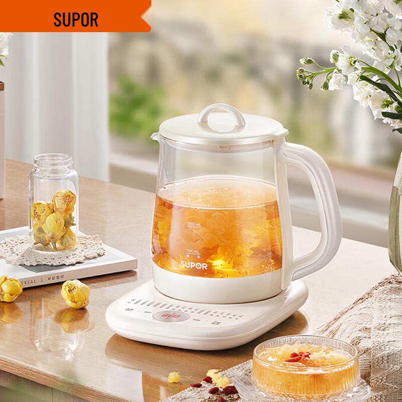 SUPOR 1.5L Multi-functional Glass Health Pot CN plug (adapter included)