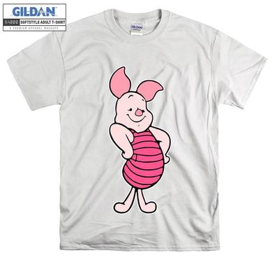 Winnie The Pooh Piglet T-shirt Cartoon Cute T Shirt Men Women Unisex Tshirt 3849