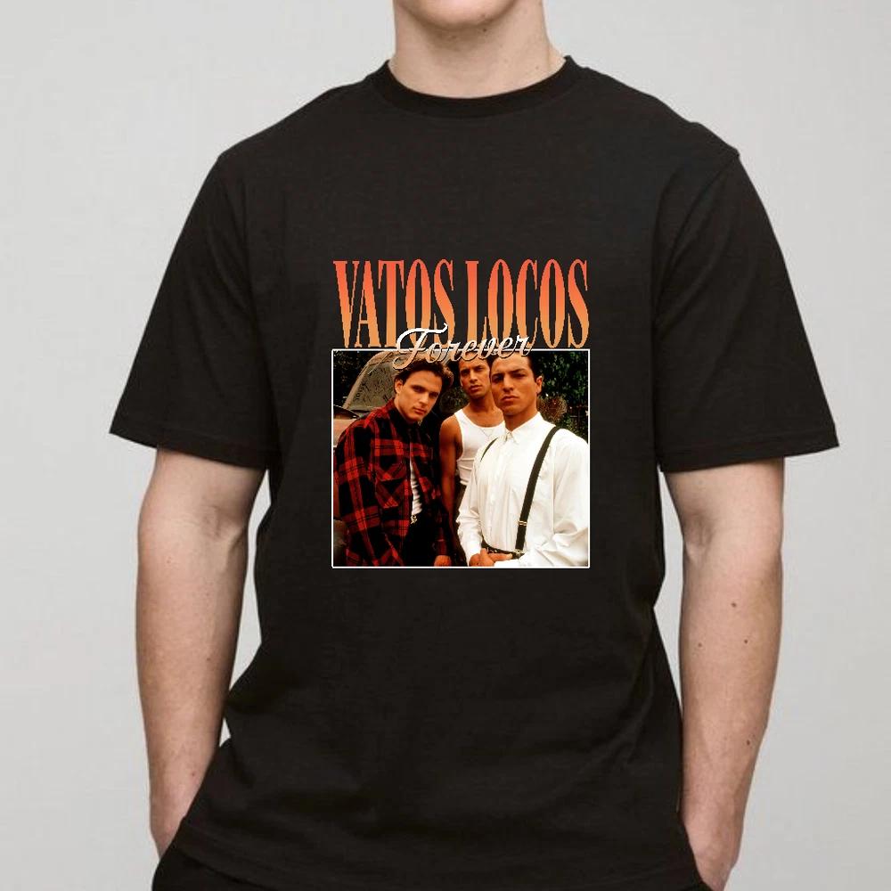 Black vatos locos forever tshirt sizes s3xl S