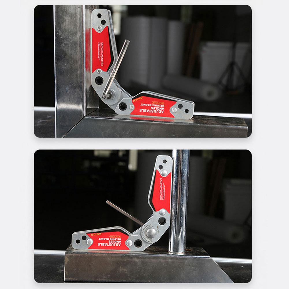 Adjustable Multi-Angle Welding Magnet Clamp Tool Strong NdFeB Magnet Magnetic Welding Clamp 20-200 Degree For Welding Fabri T7T8