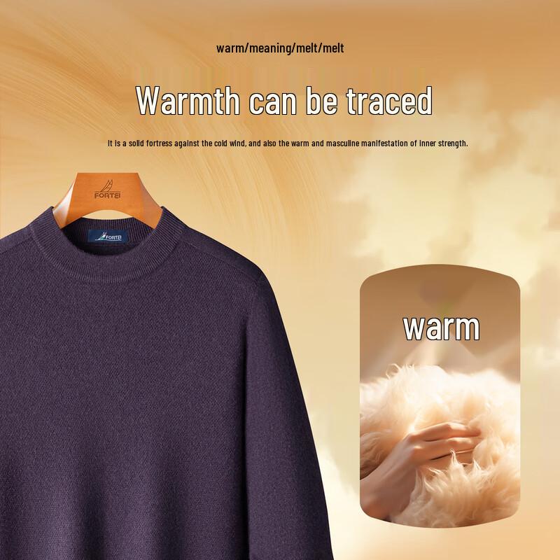 Men's 30% Cashmere & Merino Wool Blend Crew Neck Sweater