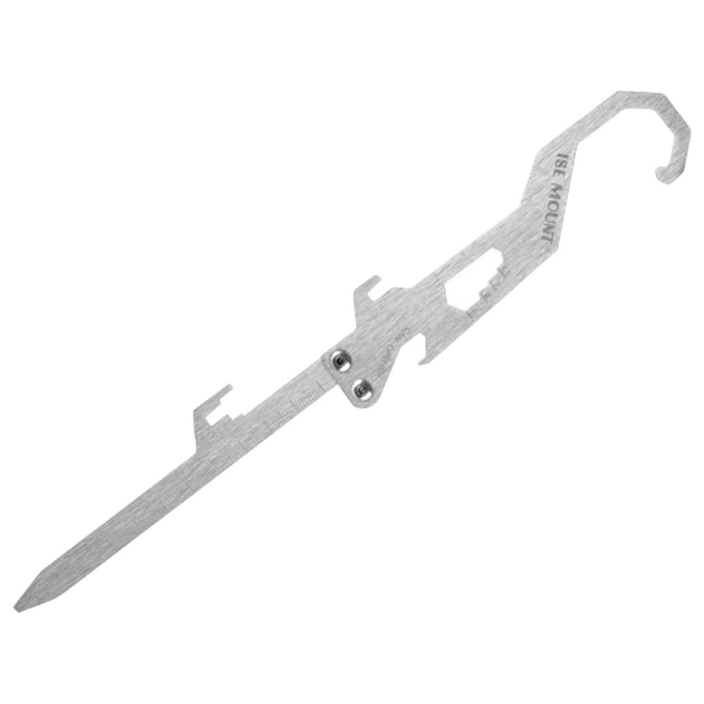 Foldable Camping Stakes Multifunctional Outdoor Tarp Pegs Stainless Steel Camping Tent Nails Pegs for Outdoor Camping Canopy