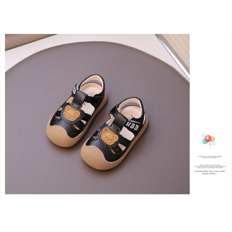 Baotou anti-kick baby sandals summer new soft-soled non-slip baby toddler shoes Korean version of boys beach shoes