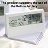 LED Thermometer Thermo-Hygrometer Multifunction Electronic Clock Temperature Humidity Meter Weather Station for Home With Alarm