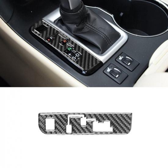 Carbon Fiber Gear Shift Panel Side Button Frame Cover For Highlander 2015-2018