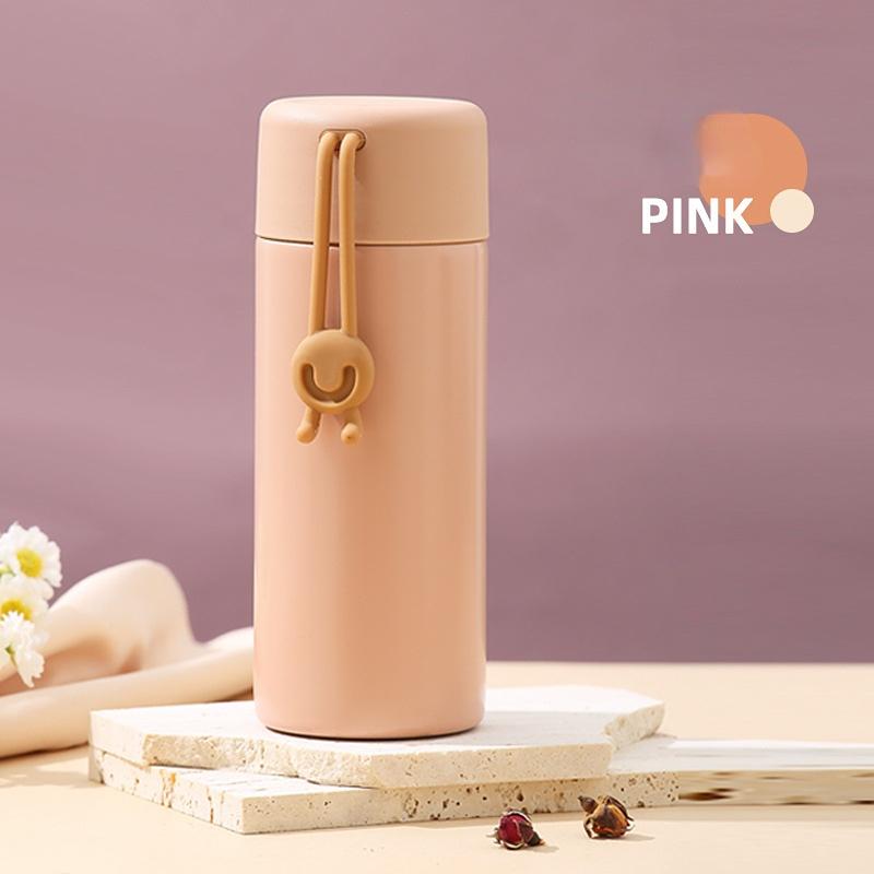 Portable Water Cup Thermos Cup 260ml Vacuum Flasks Portable Stainless Steel Thermos Cup Water Bottle Travel Tea Mug Office Thermos Cup