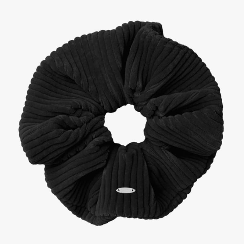 

меллотори вельветовая резинка-скранчи (черный) black