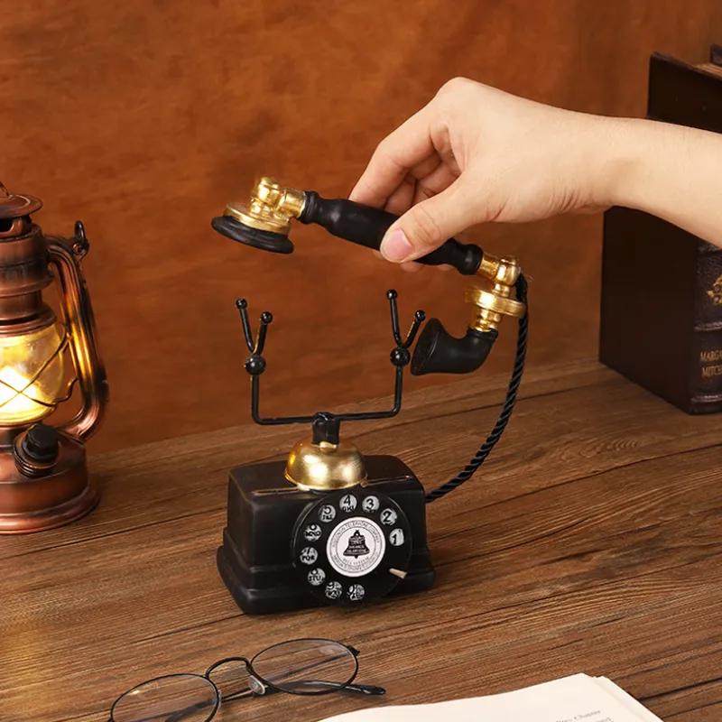 Telefon Retro American Afișaj Decorare Casă Living Vitrină Vin Bar Recuzită Shooting Model Telefon Nostalgic Ya775