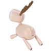 LED Night Light Cartoon Deer Shaped Table Lamp 1200mAh USB Charging Bedroom Decoration(White )