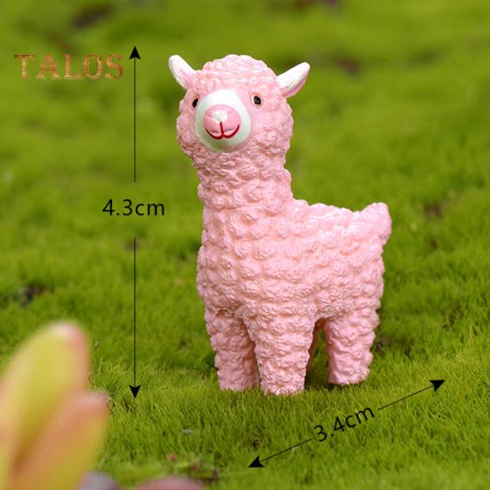 ИГРУШКИ И МАЛЫШИ Симпатичные мини-модели овец Альпака Миниатюры Кукольный дом Суккуленты — фото 5