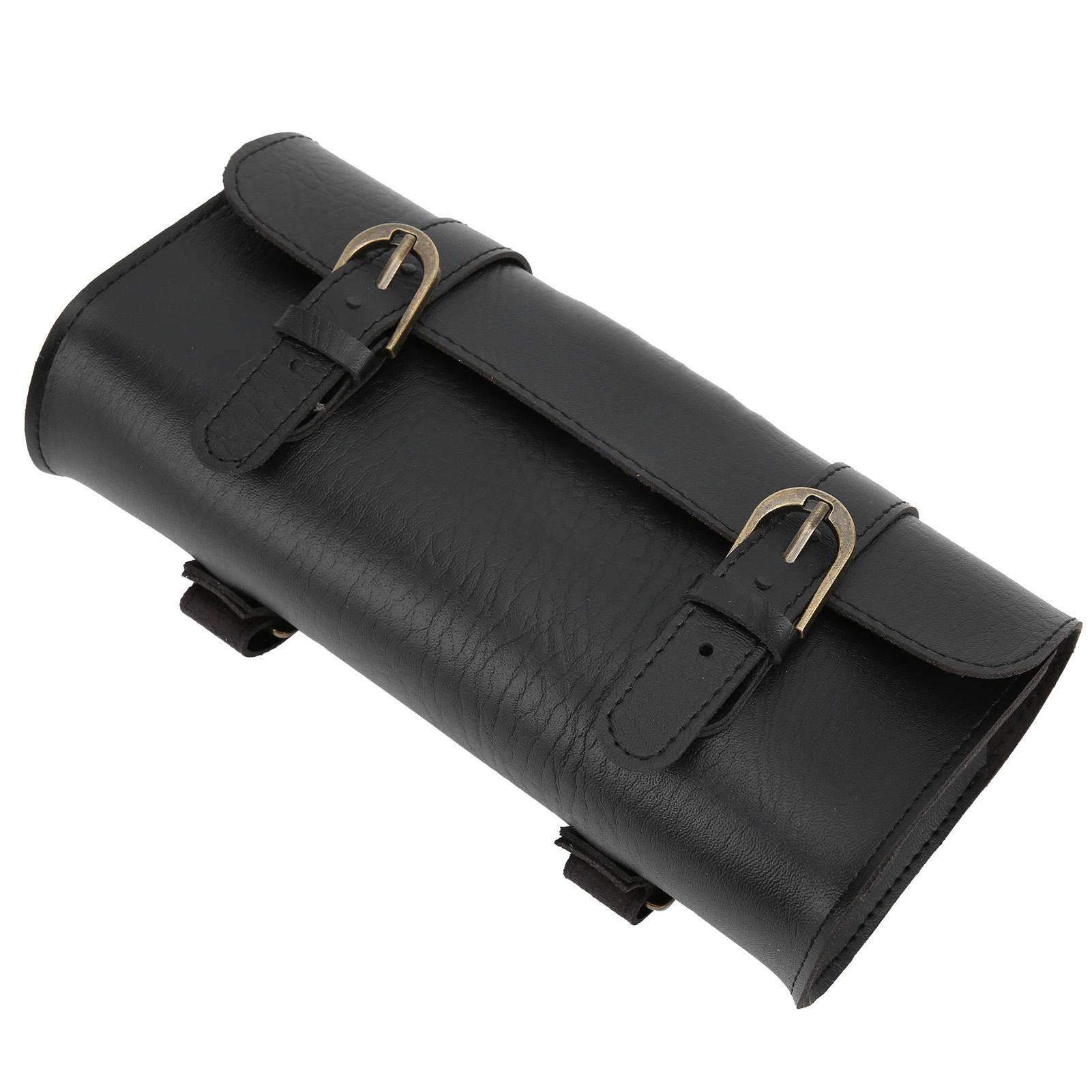 

Велосипедная сумка Сумка для самоката на руль Складной руль Седельная сумка для велоспорта Кожа PU Инструмент для хранения