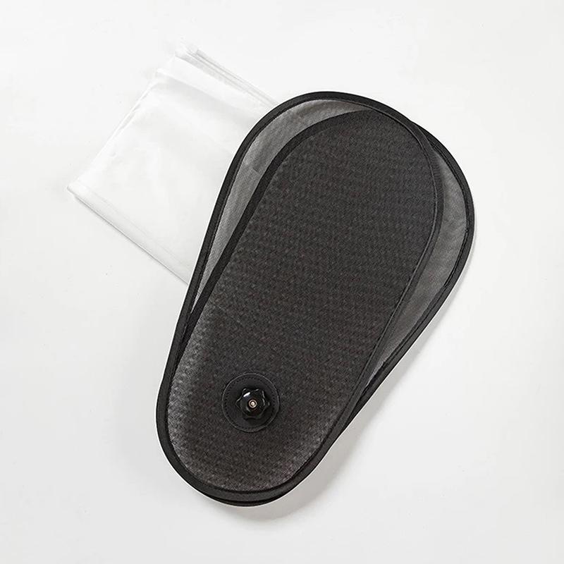 Drehbarer Auto-Seitenscheiben-Sonnenschutz Saugbecher-Typ Faltbarer Auto-Sonnenschutzvorhang UV-Schutz Universal Schwarz Sonnenblende