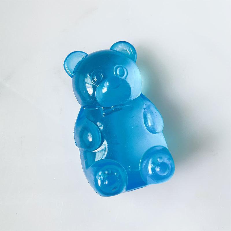 Squishy Cute Bear Maltose Squeeze Toy NeeDoh Stress Relief Fidget Colorful Sensory Toys Boxed Soft Slow-Rebound Squishies for Adults Gifts