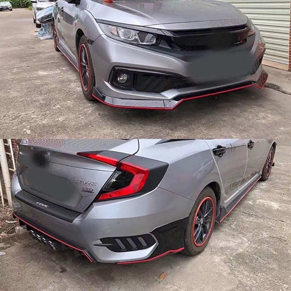 1Roll Thickened Car Bumper Sticker 3M/5M Self-adhesive Bumper Strip Prevent Body Scratches