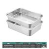 Yunduo Commercial Stainless Steel Rectangular Colander Basin