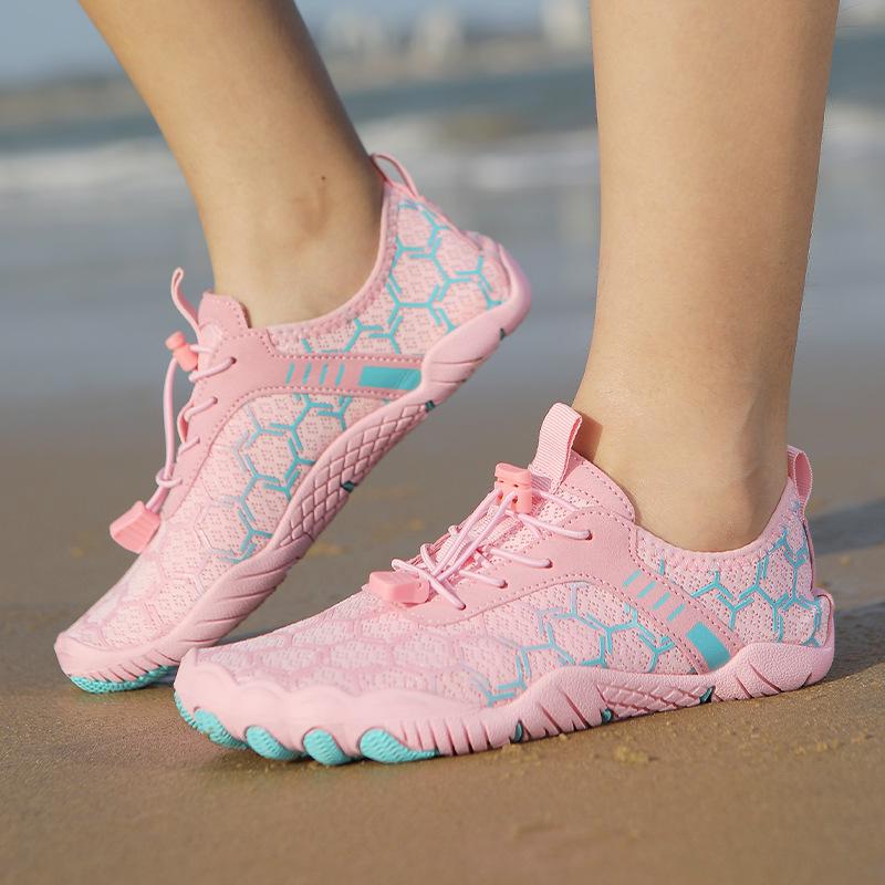 Unisex Non-Slip Five-Finger Barefoot Outdoor Shoes - Ideal for Canyoning, Snorkeling, Beach, Hiking, and Wading