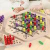 Chain Chess Game Geometry Desktop Game Family Interaction Exercise Thinking Toys Triangle Chess Desktop Game for Kids