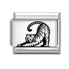 Laser Engraving Animals Snake Wolf Tiger Lion Dragon Italian Charm Links Fit 9mm Stainless Steel Bracelet Men Women DIY Making