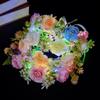 Nights Glow Color LED Flower Crown Multistyles Fairy Sparkling Headband  Wedding Baby Shower Decor