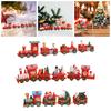 Xmas Train Ornament Table Decor Table Centerpieces Christmas Tree Decoration Train for Shop Window Outdoor Indoor Desktop Party