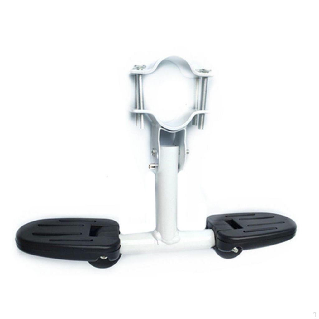 Folding Cycle Pedal Universal with Mounting Clamp AntiSlip Bike Pedals for Passengers,