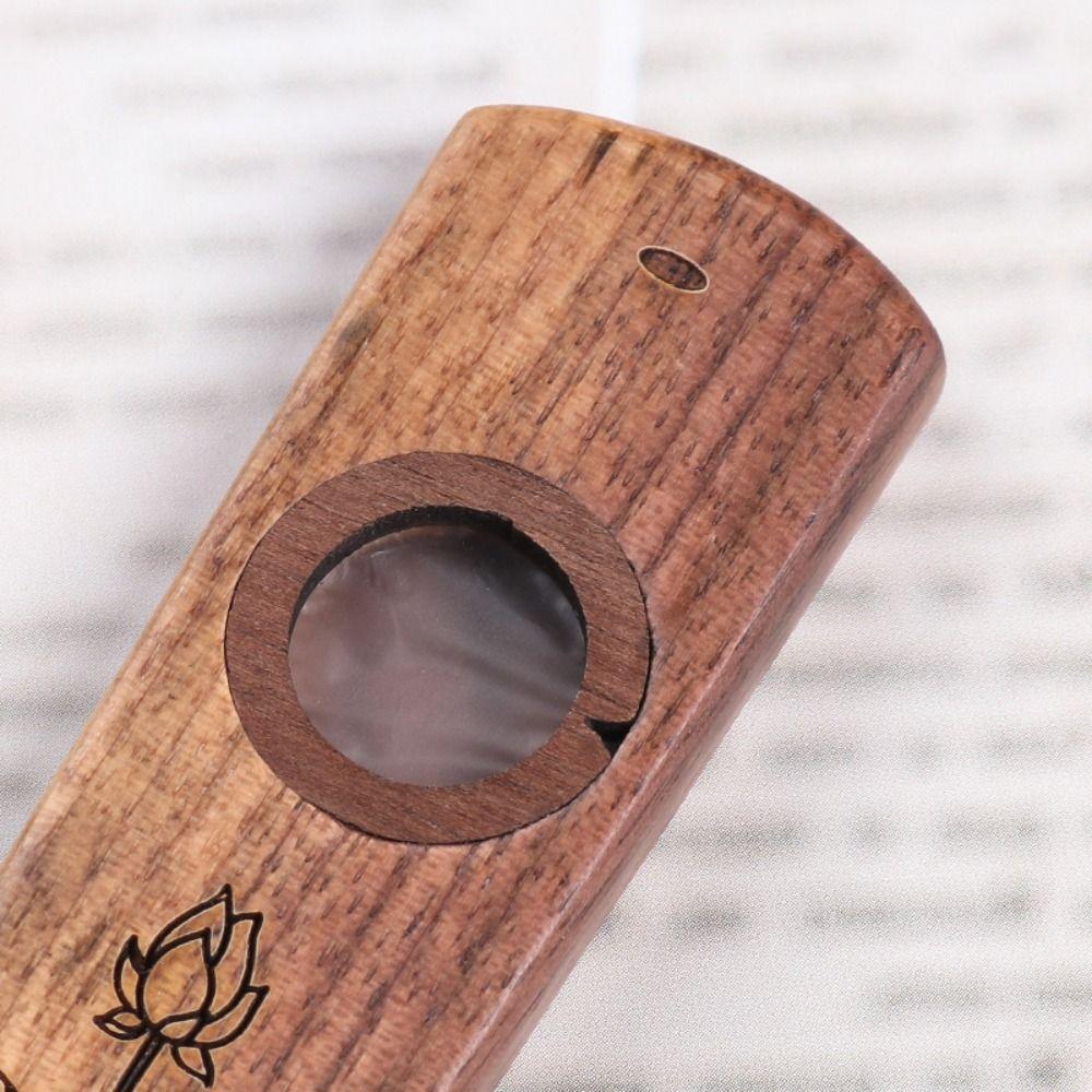 Creative Wooden Kazoo Professional Accompaniment Kazoo Musical Instruments Flutes  Beginners