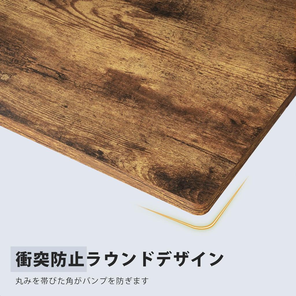 YeTom Computer PC Width Compact Study Desk with Storage Study Desk with Monitor Arm Easy To Vintage Desk, Desk, Desk, 80Depth 40cm, Simple, Desk,