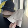 Simple short-brimmed fisherman's hat children's summer thin breathable dome basin hat travel sunscreen visor