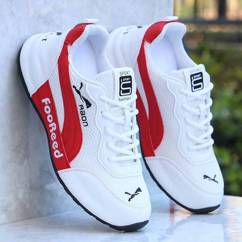 Men's Breathable Mesh Casual Shoes - Lightweight, Soft Sole, Trendy Running Sneakers for Autumn