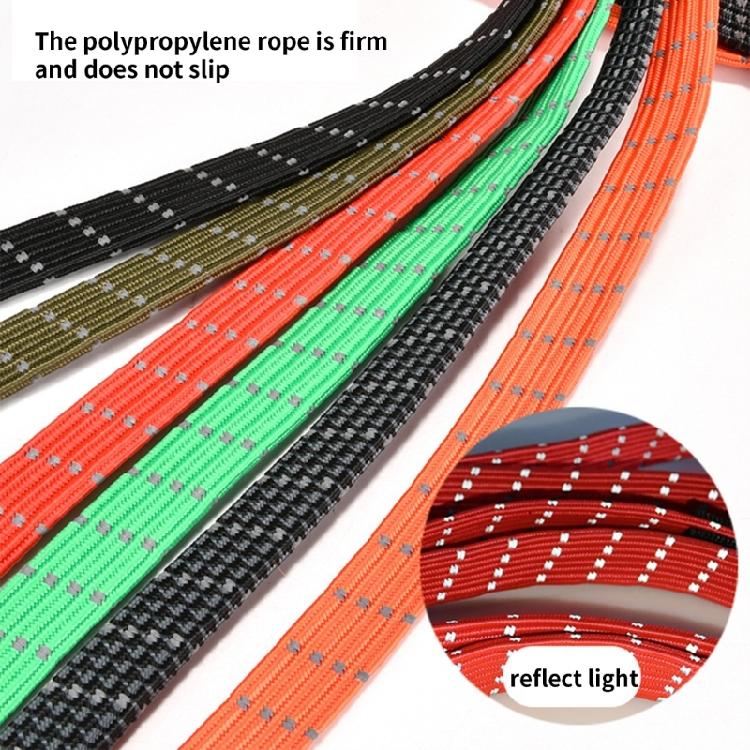 Reflective Bike Luggage Strap Motorcycle Luggage Rope Cord 100cm High Elastic Adjustable Lashing Rope Cargo Fixing Belt