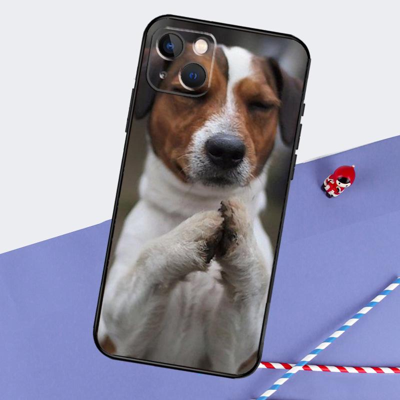 Jack Russell Terrier Dog Phone Case For iPhone 16 15 Pro Max 12 13 Mini 11 14 Pro Max XR 16 15 Plus 16e Cover Coque