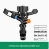 Rotating 360° Adjustable Plastic Rocker Arm Sprinkler for Lawn & Agricultural Irrigation