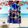 1pc SONIC Beach Towel, Outdoor Activities Perfect Summer Travel Supplies, As A Gift for Festivals