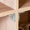 Metal Shelves L Bracket Right Angle Corner Brace Heavy Duty Woodworking Tabletop Connector Brackets Furniture Mounting Fastener