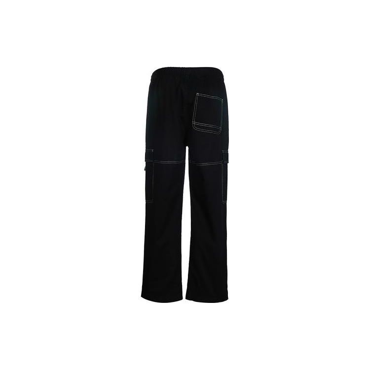 Puma X Santa Cruz Co-Branded Pocket Decor Costurado Flare Calça Casual Feminina Bottoms Preto 532248-01