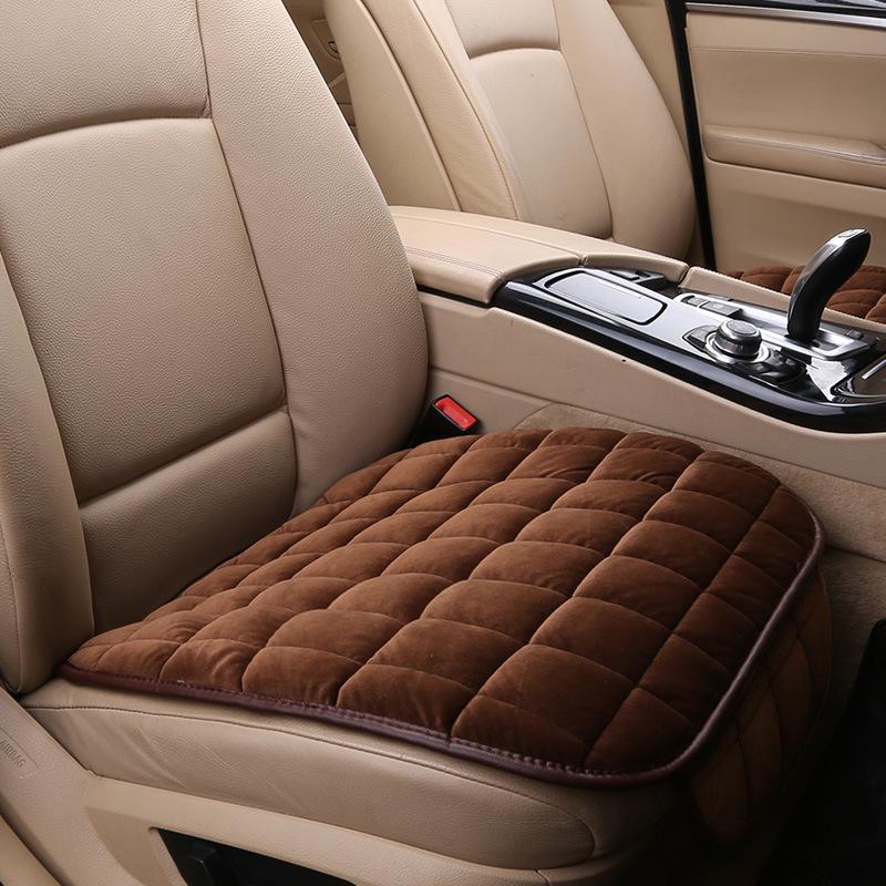 Universal Non-Slip Winter Car Seat Cushion, Tie-Free, 3-Piece Set, No Backrest