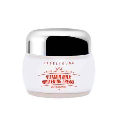 Schockierende Vitamin-Milch Aufhellungscreme 55g Tonusverbesserung Flecken Sommersprossen Linderung Vitamin-Milch Tonisierung